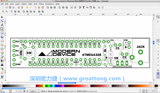 既然你有一個以電路板為背景的清晰影像了，使用向量工具將要絲印的圖像畫在上面吧，下面有一個例子。
